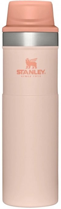 Stanley Klasik Trigger-Action Paslanmaz Çelik 590 ml Bardak Termos Pembe