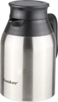 Cooker CKR-2086 Paslanmaz Çelik 1.5 lt Çaydanlık Termos Gri