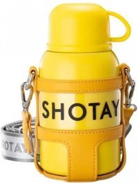 Shotay Turtle Paslanmaz Çelik 520 ml Matara Termos Sarı