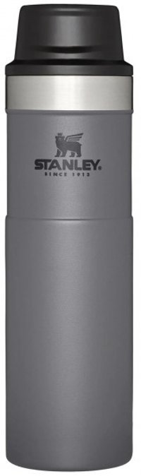 Stanley Klasik Trigger-Action Paslanmaz Çelik 590 ml Bardak Termos Antrasit