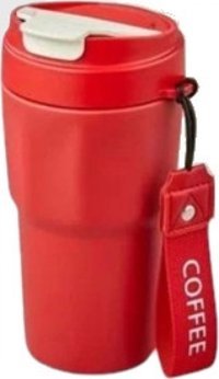 Cooker YK-1390 Paslanmaz Çelik 450 ml Bardak Termos Kırmızı