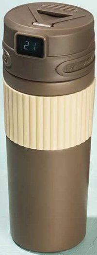 Cooker 1394 Paslanmaz Çelik 480 ml Outdoor Termos Kahverengi