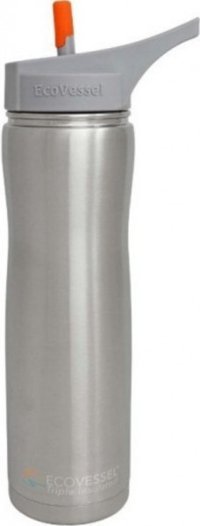 EcoVessel Summit Paslanmaz Çelik 750 ml Outdoor Termos Gri