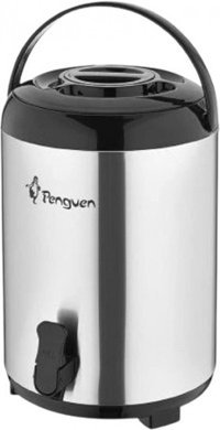 Penguen 1295C Paslanmaz Çelik 9.5 lt Çaydanlık Termos Gri