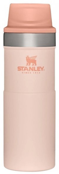 Stanley Klasik Trigger-Action Paslanmaz Çelik 470 ml Bardak Termos Pembe