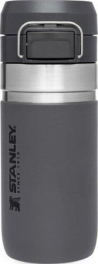 Stanley Go Quick Flip Water Bottle Paslanmaz Çelik 470 ml Outdoor Termos Antrasit