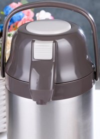 Cooker CKR-2007 Paslanmaz Çelik 2.5 lt Çaydanlık Termos Kahverengi