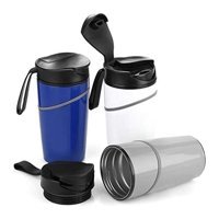 UniqueHome YX-3568 Plastik 350 ml Bardak Termos Gri