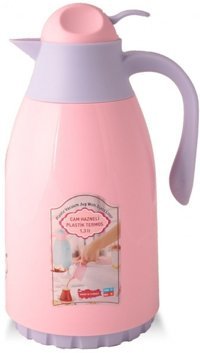 Cooker CKR-2018 Plastik 1.3 lt Çaydanlık Termos Pembe