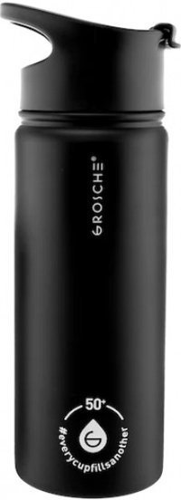 Grosche Chicago Paslanmaz Çelik 473 ml Outdoor Termos Siyah