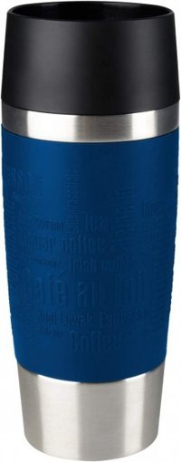 Tefal Travel Paslanmaz Çelik-Silikon 360 ml Bardak Termos Lacivert
