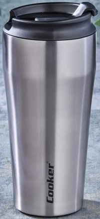 Cooker CKR-2049 Paslanmaz Çelik 400 ml Bardak Termos Gri