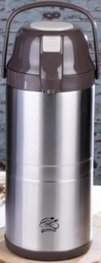 Cooker CKR-2009 Paslanmaz Çelik 4.5 lt Çaydanlık Termos Kahverengi