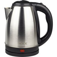 Hook Paslanmaz Çelik 1.8 lt 1500 W Işıklı Klasik Gri Kettle