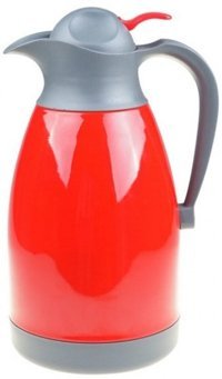 Bambum Aspira Paslanmaz Çelik-Plastik 1.5 lt Çaydanlık Termos Kırmızı