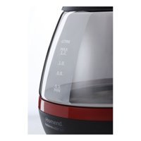 Homend 1605 Thermowater Cam 1 lt 1800 W Klasik Siyah Kettle