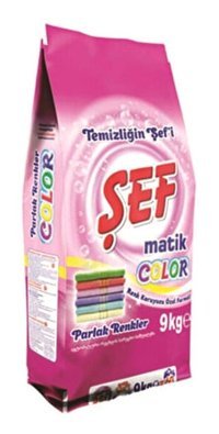 Şef Renkliler İçin 100 Yıkama Toz Deterjan 9 kg