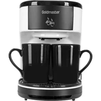 Goldmaster IN6314 Coffee Classico O Plastik Filtreli Bardaklı 0.3 L Hazne Kapasiteli 2 Fincan 450 W Beyaz Filtre Kahve Makinesi