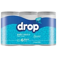 Drop 2 Katlı 6'lı Rulo Kağıt Havlu