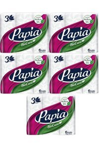 Papia Bio Care 3 Katlı 5x6'lı Rulo Kağıt Havlu