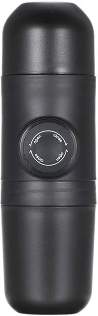 Facaz Çelik Filtreli Karaf 0.6 L Hazne Kapasiteli 1 Fincan Mini Siyah Filtre Kahve Makinesi