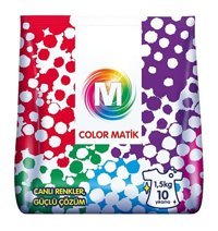 Migros Color Matik Renkliler İçin 10 Yıkama Toz Deterjan 1.5 kg