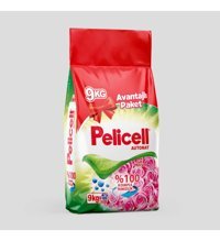 Pelicell Renkliler ve Beyazlar İçin 60 Yıkama Toz Deterjan 9 kg