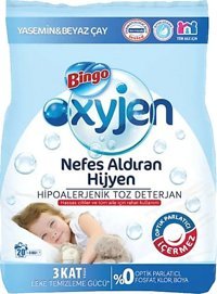 Bingo Oksijen Renkliler ve Beyazlar İçin 20 Yıkama Toz Deterjan 3 kg