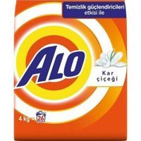 Alo Kar Çiçeği Ferahlığı Renkliler ve Beyazlar İçin 26 Yıkama Toz Deterjan 4 kg