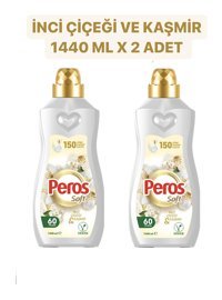 Peros İnci Çiçeği - Kaşmir 60 Yıkama Yumuşatıcı 2x1.44 lt