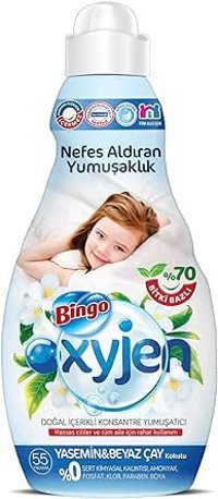 Bingo Beyaz Çay - Yasemin 55 Yıkama Yumuşatıcı 1.32 lt
