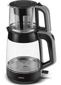 Karaca Glass Tea XL Cam Gövdeli 1900 W Gray Çay Makinesi