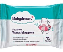 Babydream Feuchte 15 Yaprak Islak Mendil