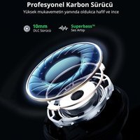 Ugreen Hitune X6 Kulak İçi Kablosuz Bluetooth Kulaklık Siyah