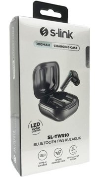 S-Link Sl-Tws10 Kulak İçi Kablosuz Bluetooth Kulaklık Siyah