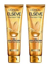 L'oréal Paris Elseve Mucizevi Yağ Canlandırıcı Parlaklık Veren Çiçek Özü Kadın Saç Kremi 2 x 150 ml