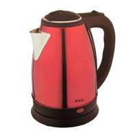 King King Lena Çelik 1.7 lt 1800 W Işıklı Klasik Kırmızı Kettle