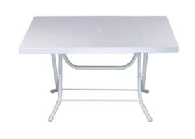 Yılmaz Masacılık 70x120 cm Katlanabilir Dikdörtgen Plastik Bahçe Masası