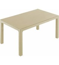 Comfort Dikdörtgen Rattan Bahçe Masası