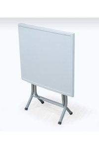 Yns 60x60 cm Katlanabilir Kare Plastik Bahçe Masası