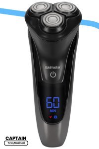 Goldmaster Ipx6 Sakal Islak Kuru Tıraş Makinesi
