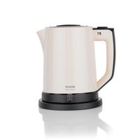 Schafer Optimal Plastik 1.8 lt 2000 W Işıklı Modern Krem Kettle