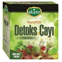 Akzer Detoks Tarçın Aromalı Bitki Çayı 60 adet 2 gr