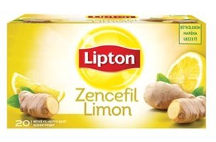 Lipton Limon - Zencefil Bitki Çayı 20 adet 2 gr