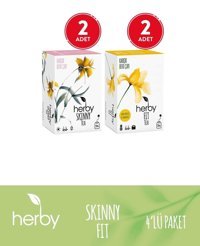 Herby Diyete Destek Karışık Bitki Çayı 4 x 80 adet 2 gr