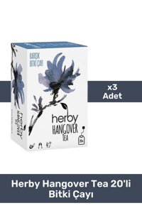 Herby Hangover Limon - Nane Aromalı Bitki Çayı 3 x 60 adet 2 gr