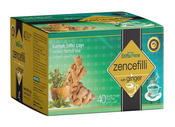 AksuVital Zencefil Aromalı Bitki Çayı 40 adet 1.5 gr