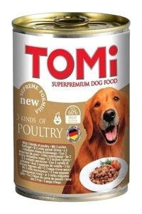 Tomi Kümes Hayvanlı Yaş Köpek Maması 400 gr 6'lı