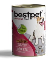 Bestpet Delicious Food Biftekli Yaş Köpek Maması 415 gr