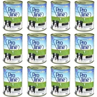 Pro Line Bezelye-Ciğerli-Dana Etli Yetişkin Yaş Köpek Maması 415 gr 12'li